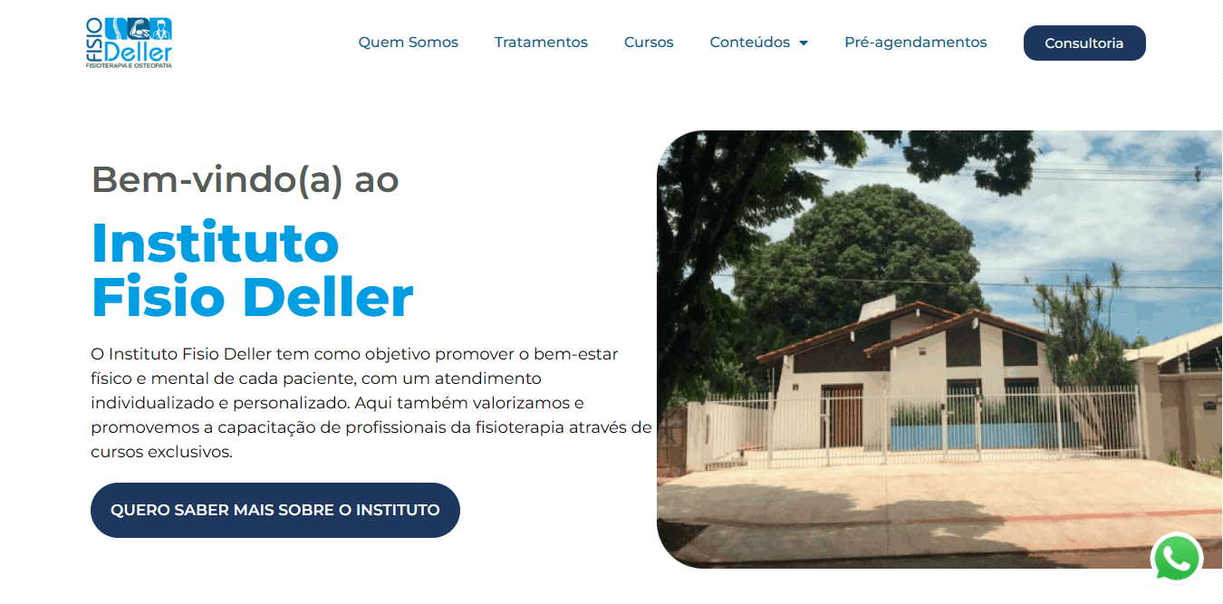 Instituto Fisiodeller - desenvolvido por Idxcode